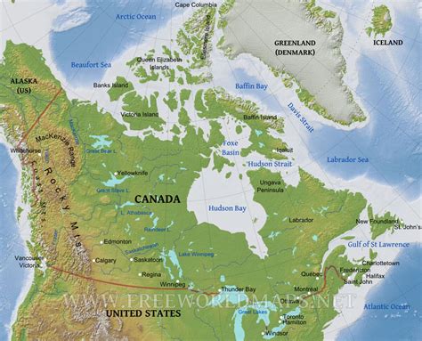 Geography of Canada .